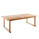Chelsea spisebord i teak 217-297 / 102 / 75