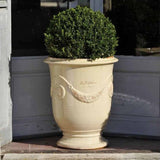 Fransk Vase d'Anduze m. ensfarvet glasering