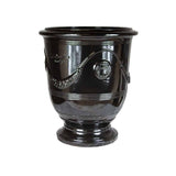 Fransk Vase d'Anduze m. ensfarvet glasering