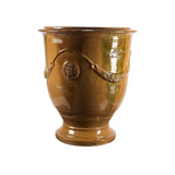 Fransk Vase d'Anduze traditionel glasering flammet