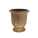 Fransk Vase d'Anduze stribet uglaseret
