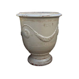 Fransk Vase d'Anduze antikpatineret elfenben